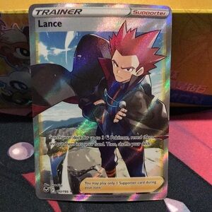 Full Art Trainer Lance Pokémon Card